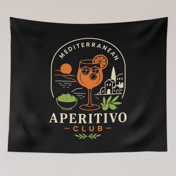 Item preview, Minimalist Mediterranean Aperitivo Club Summer Design designed and sold by MavtM.