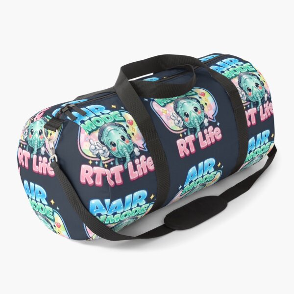 Item preview, AIR MODE RT Life Clock Cute Respiratory Therapist Mascot Kawaii Oxygen Mask Mascot Design designed and sold by ClinicalHubs.