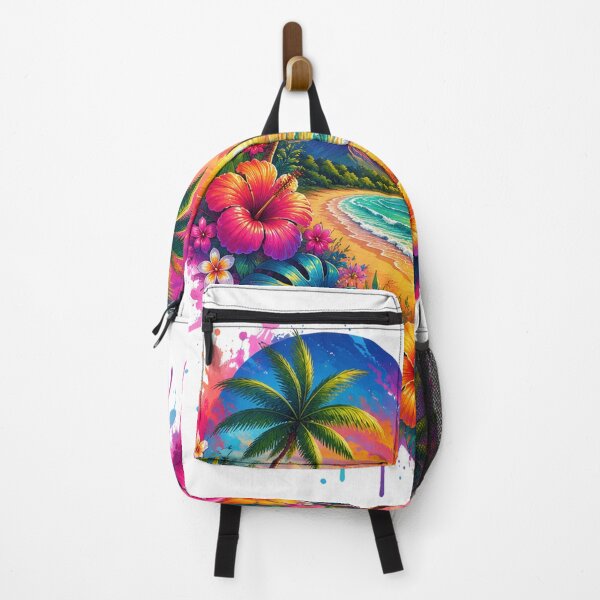 Item preview, Romantic Neon Paradise Island Beach Heart Vacation Gift designed and sold by OlitaMart.