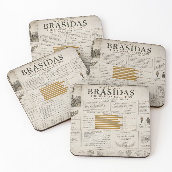 Item preview, Brasidas. Profile Plate V. The Spartan Exception. Engines of History Series I designed and sold by The Painted Fence.