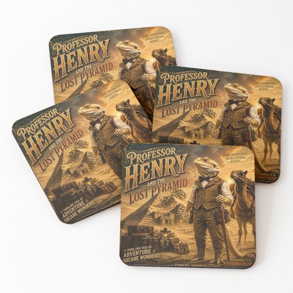Item preview, Professor Henry and the Lost Pyramid designed and sold by AikenDrum.