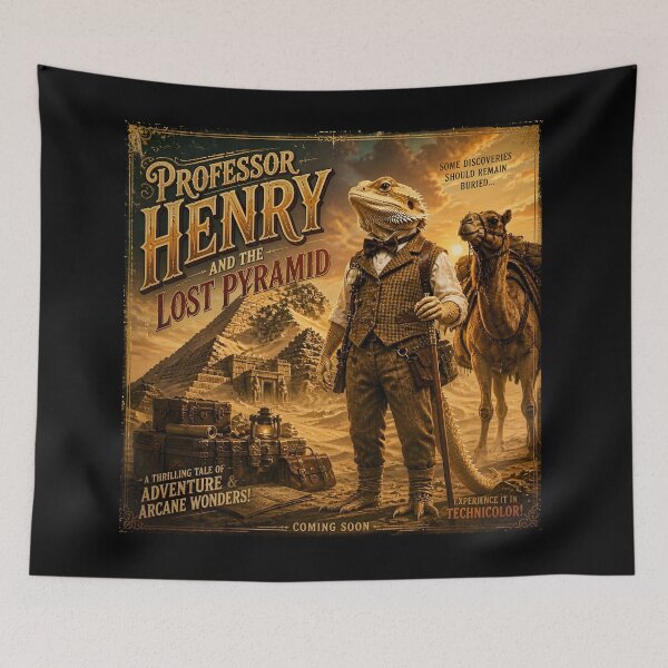 Item preview, Professor Henry and the Lost Pyramid designed and sold by AikenDrum.