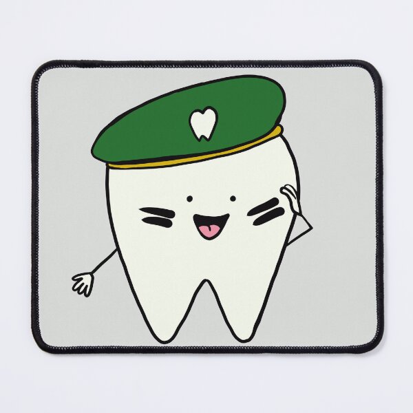 Item preview, Brave Tooth Soldier - Cute Dental Warrior Sticker for Kids | Dentist Reward, Pediatric Dental Gift, Oral Care Motivation designed and sold by karolaart.