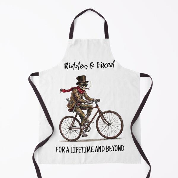 Item preview, Ridden & Fixed - Skeleton Cycling Art designed and sold by Stefanrajzer.