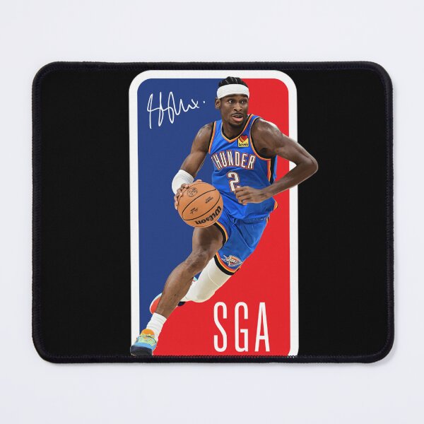 Item preview, Shai MVP Monochrome Basketball Poster Design Today Graphic designed and sold by RueBonnerd.