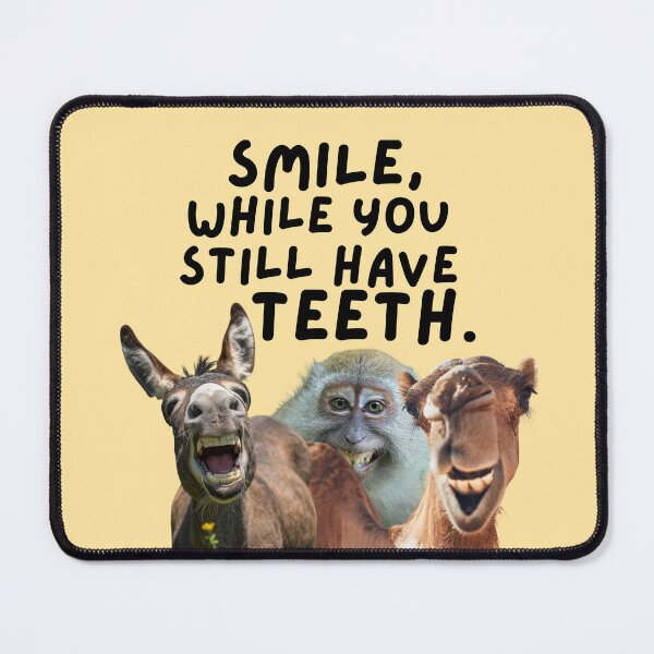 Item preview, Smile While You Still Have Teeth Funny B-Day Wish designed and sold by CDPrintsDesigns.
