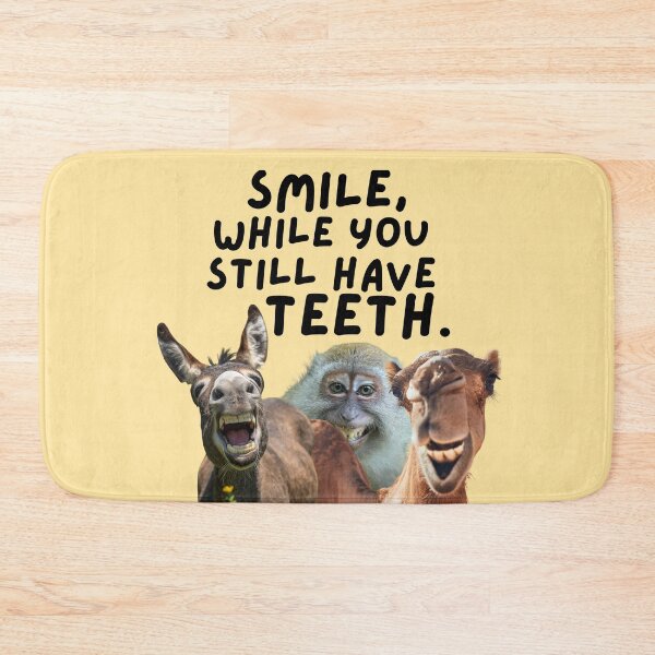 Item preview, Smile While You Still Have Teeth Funny B-Day Wish designed and sold by CDPrintsDesigns.