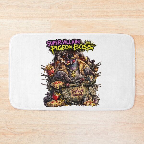 Item preview, Super Villain Pigeon Boss – Funny Urban Bird Design designed and sold by RajkaLunari.