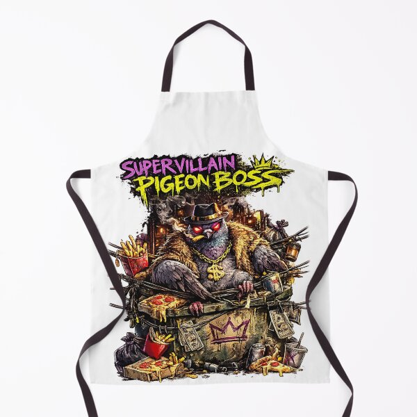 Item preview, Super Villain Pigeon Boss – Funny Urban Bird Design designed and sold by RajkaLunari.