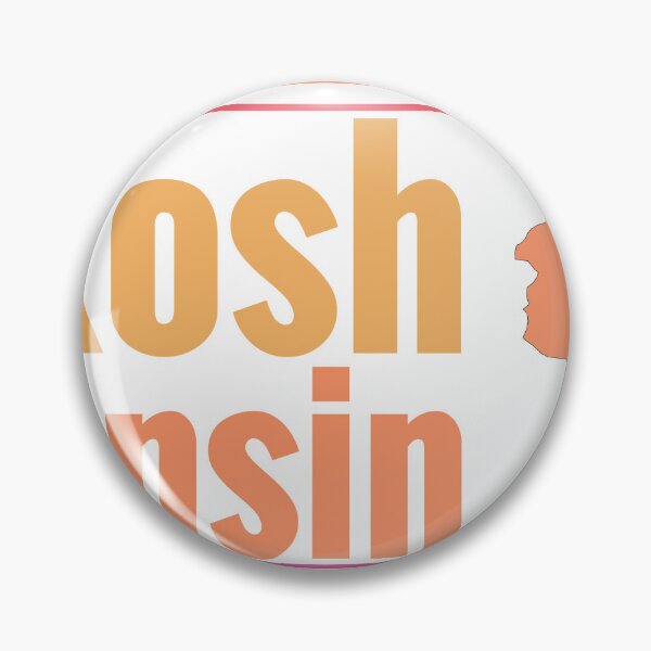Item preview, Oshkosh Wisconsin City Marked On Map designed and sold by TheIconSmith.
