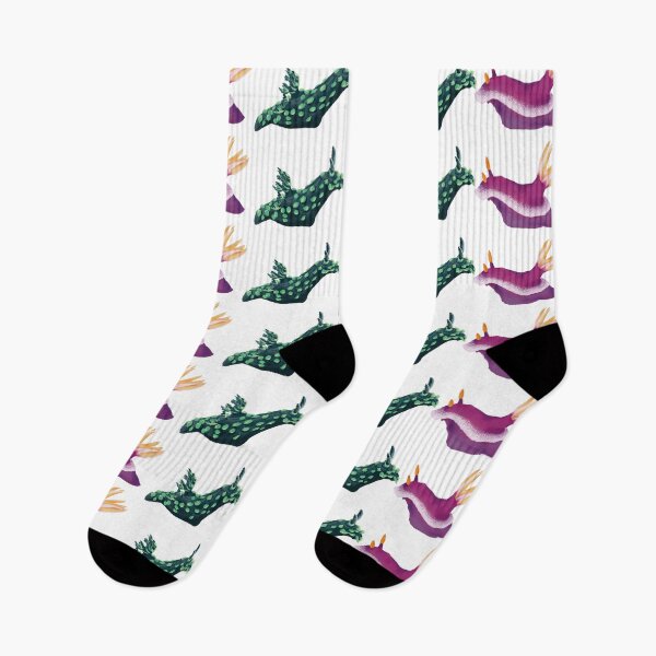 Item preview, Nudibranch duo - sea slug designed and sold by Poulpimousse.