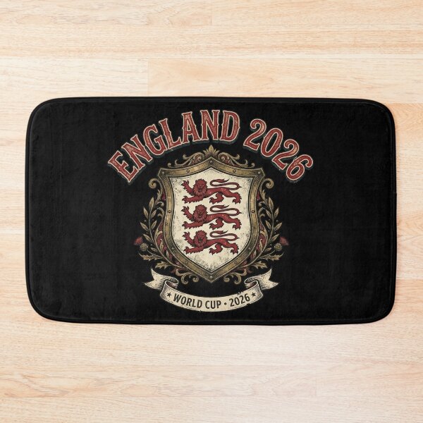 Item preview, England 2026 — Escudo Heráldico Tres Leones World Cup Retro designed and sold by David Mateo ArtWorks.
