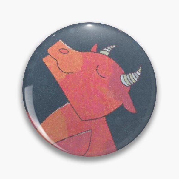 Item preview, Pink Bull Dancing Under the Night Sky designed and sold by tavillustration.