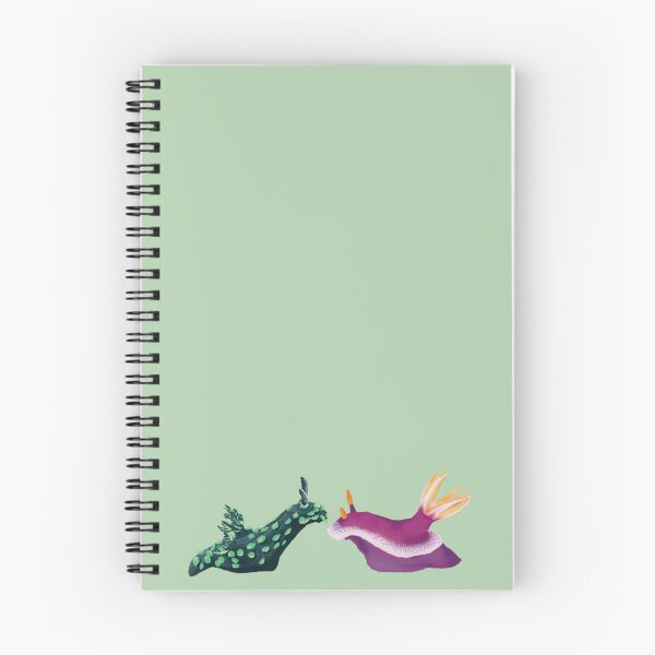Item preview, Nudibranch duo - sea slug - green designed and sold by Poulpimousse.