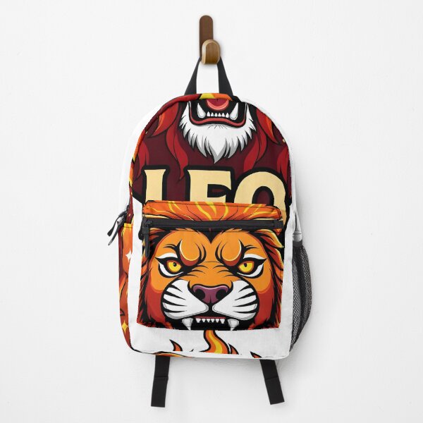 Item preview, Fierce Leo Zodiac Fire Lion Badge designed and sold by Zodiac Celestial Art.