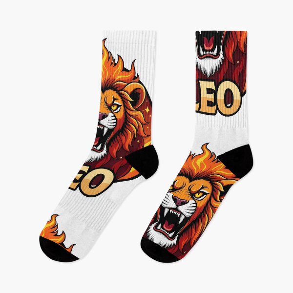 Item preview, Fierce Leo Zodiac Fire Lion Badge designed and sold by Zodiac Celestial Art.