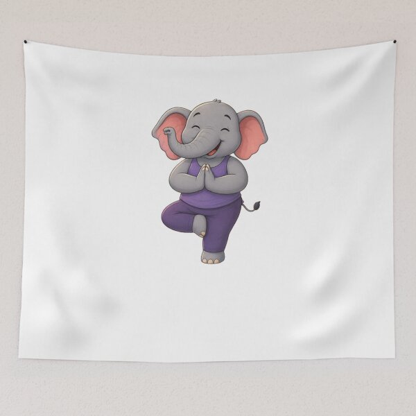 Item preview, elephant yoga designed and sold by Gokuxtreme.