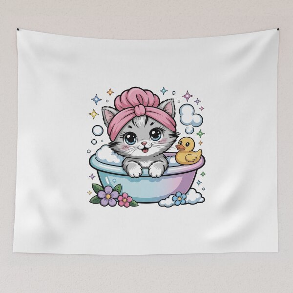 Item preview, Kitten in a Bathtub designed and sold by jkrphoto.