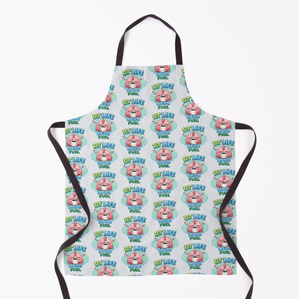 Item preview, LUNG FUEL RT Life Kawaii Respiratory Therapist Clock Design | Cute Coffee Lungs Mascot POD Art designed and sold by ClinicalHubs.