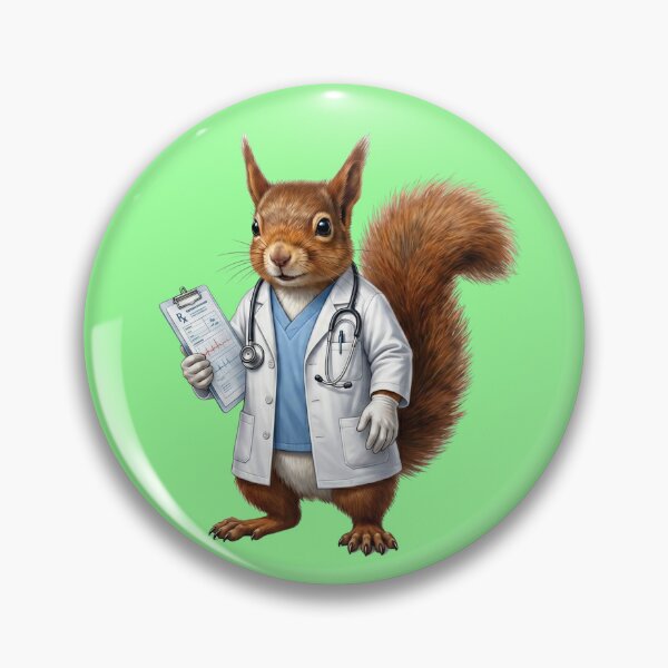 Item preview, Doctor Squirrel: Realistic Medical Practitioner designed and sold by Wild Hare.