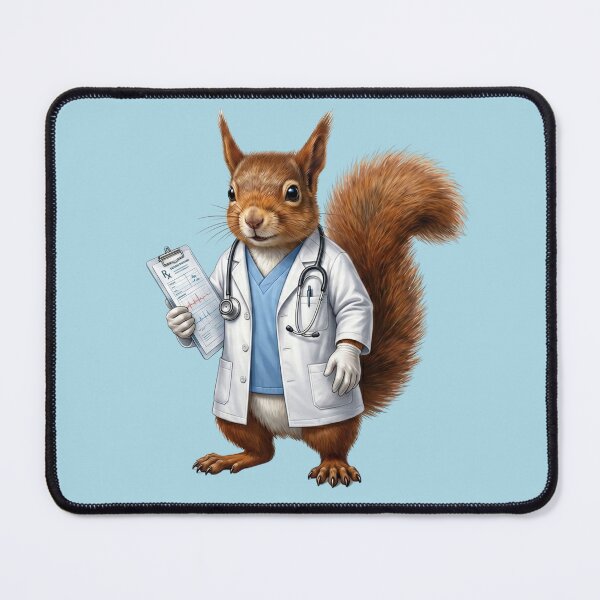 Item preview, Doctor Squirrel: Realistic Medical Practitioner designed and sold by Wild Hare.