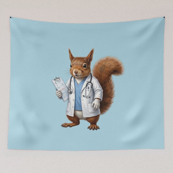 Item preview, Doctor Squirrel: Realistic Medical Practitioner designed and sold by Wild Hare.