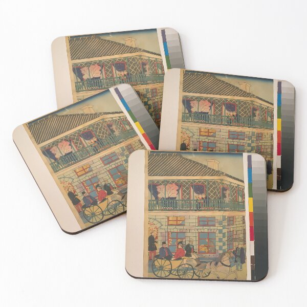 Item preview, Yokohama Harbor Foreign Ships | Japanese Art designed and sold by GammaRay.