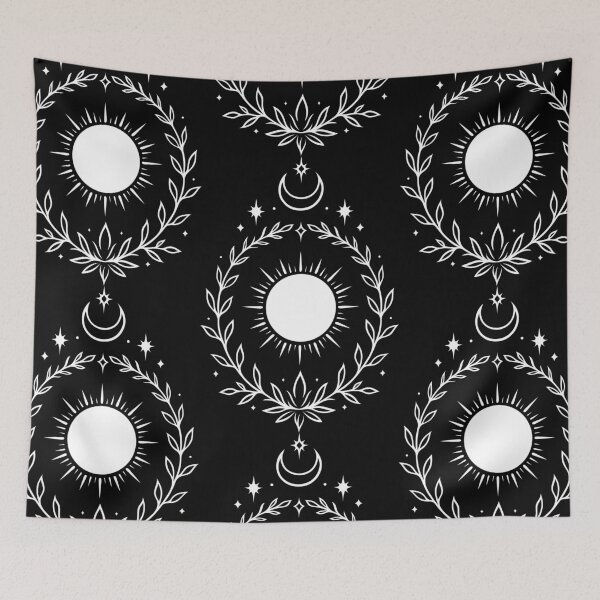 Item preview, Midsummer Sun Celestial Boho Pagan Art designed and sold by Christine Krahl.