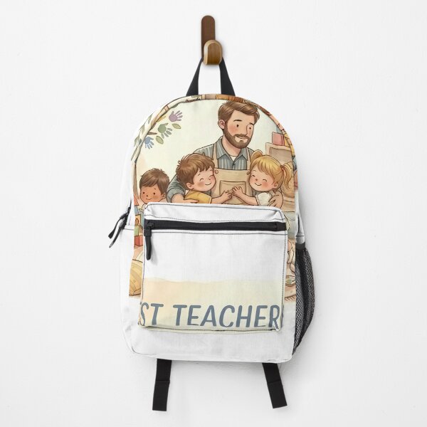 Item preview, BEST TEACHER EVER | Daycare Educator Gift - Cute Nursery Art designed and sold by QuasiBoss.