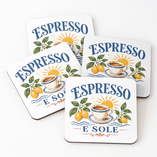 Item preview, Amalfi Coast Italy Espresso E Sole Mediterranean Vacation designed and sold by JackCurtis1991.