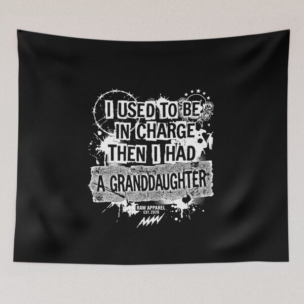 Item preview, I Used To Be In Charge Then I Had A Granddaughter Funny Punk Grandma designed and sold by graphixpolash.