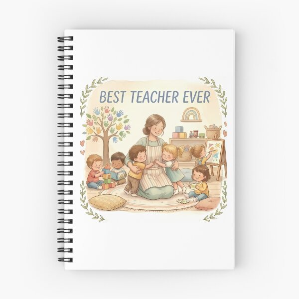 Artikelvorschau, BEST TEACHER EVER | Daycare Educator Gift - Cute Nursery Art entworfen und verkauft von QuasiBoss.
