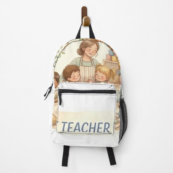 Item preview, BEST TEACHER EVER | Daycare Educator Gift - Cute Nursery Art designed and sold by QuasiBoss.