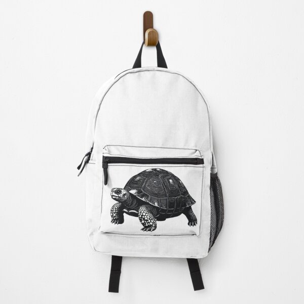 Item preview, Detailed Tortoise Line Art Print - Minimalist Realistic Turtle Illustration Aesthetic Wildlife Black Background Wall Art designed and sold by BestChoiceService.