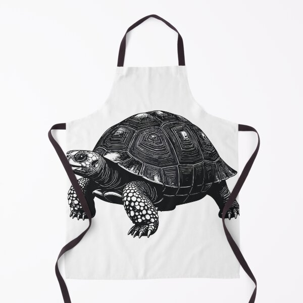 Item preview, Detailed Tortoise Line Art Print - Minimalist Realistic Turtle Illustration Aesthetic Wildlife Black Background Wall Art designed and sold by BestChoiceService.