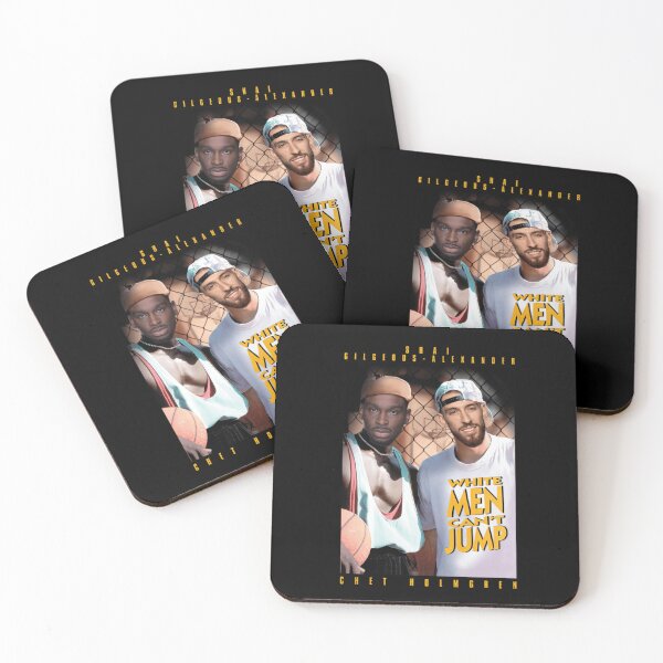 Item preview, Shai Chet White Men Cant Jump Poster Design designed and sold by RueBonnerd.