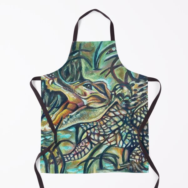 Item preview, Crocodile in a swamp designed and sold by AnnieHines.