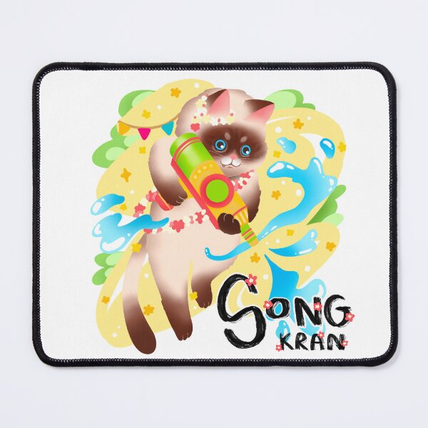 Item preview, Songkran - siam cat designed and sold by AMIDATORA.