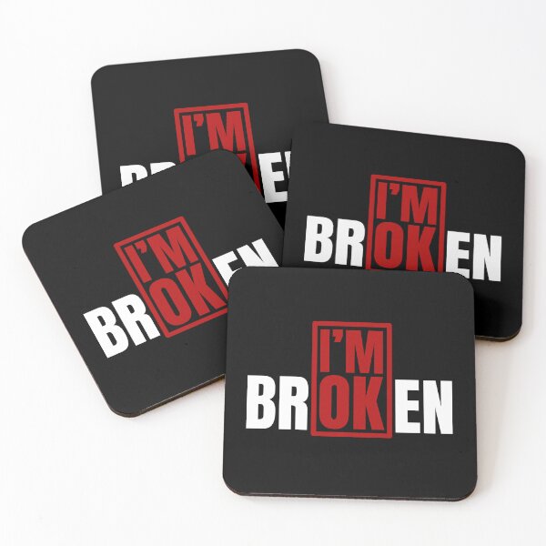 Item preview, I’m Broken But I’m OK Invisible Illness Mental Health designed and sold by Dondonmart.