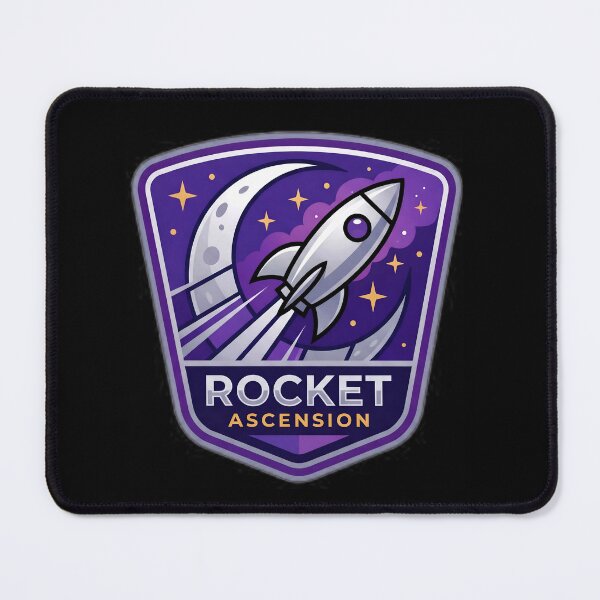 Item preview, Rocket Ascension Retro Space Exploration Mission designed and sold by Oommen Studio .
