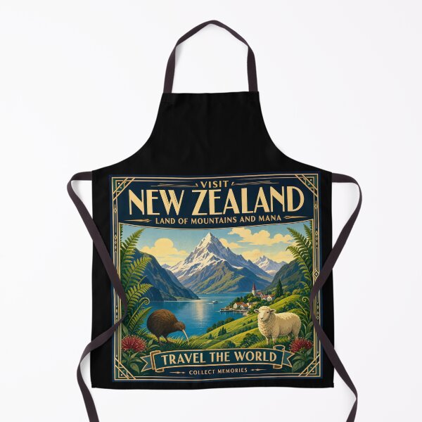 Item preview, New Zealand Vintage Travel Poster designed and sold by amithc.
