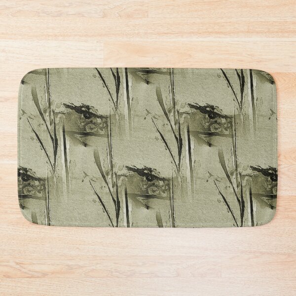 Item preview, Eyes Amongst The Foliage Abstract in Olive Green designed and sold by Artistestella.