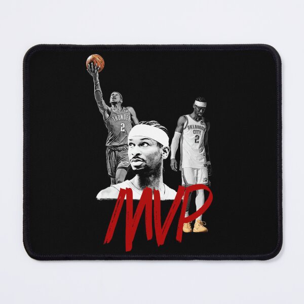 Item preview, Shai MVP Monochrome Basketball Poster Graphic Design Today designed and sold by JayLagwe.