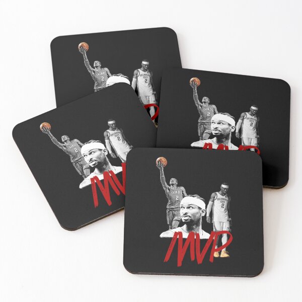 Item preview, Shai MVP Monochrome Basketball Poster Graphic Design Today designed and sold by JayLagwe.