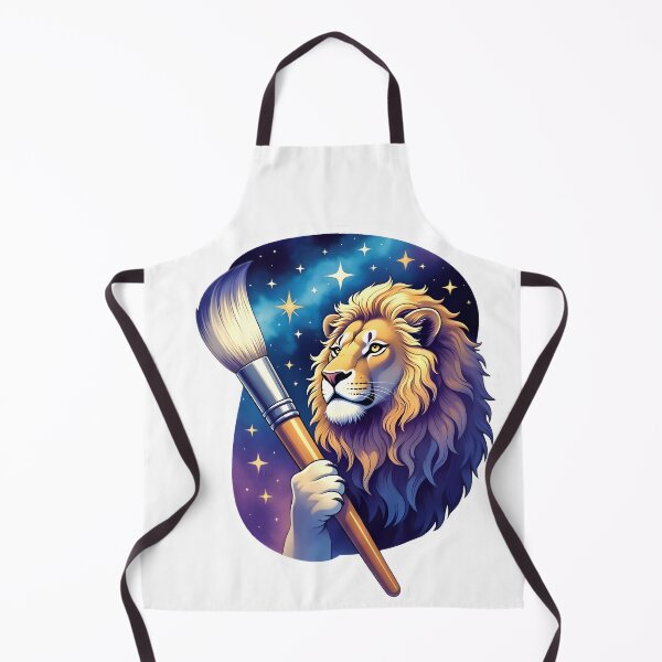 Item preview, Cosmic Lion Artist Emblem designed and sold by Zodiac Celestial Art.