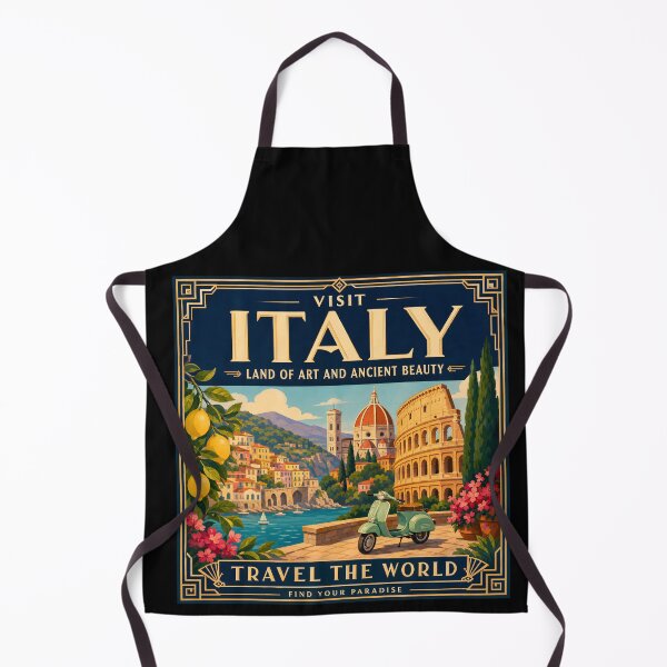 Item preview, Italy Vintage Travel Poster Art designed and sold by amithc.