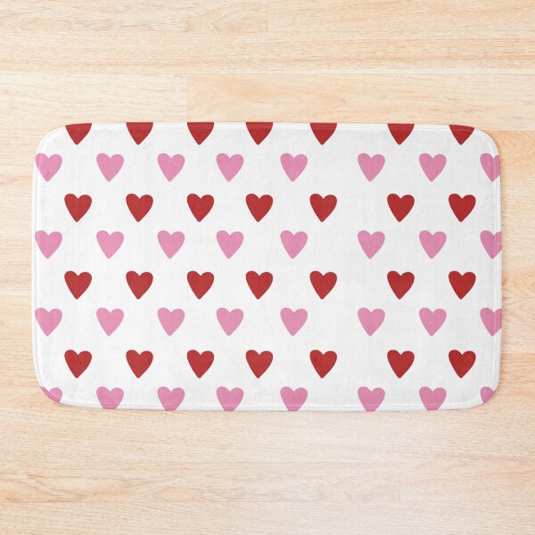 Item preview, Pink and red heart pattern designed and sold by Suunart.