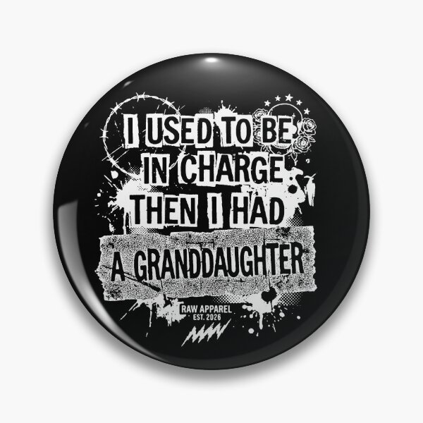 Item preview, I Used To Be In Charge Then I Had A Granddaughter Funny Punk Grandma  designed and sold by graphixpolash.