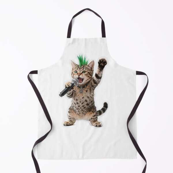 Item preview, Punk Rock Tabby Cat Singer designed and sold by Winking-Kitten.