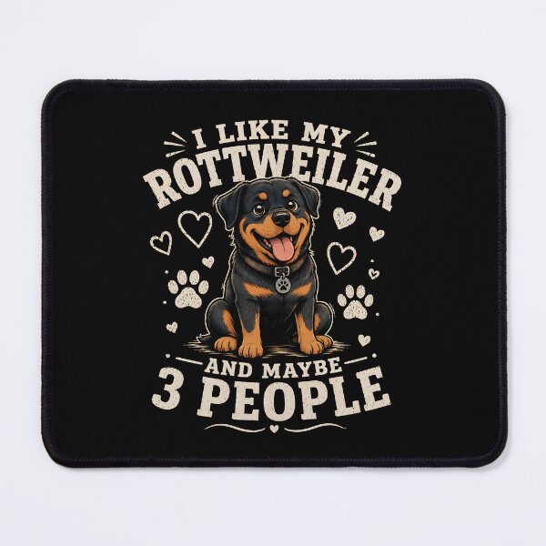 Item preview, I like my Rottweiler and maybe 3 people designed and sold by zoes-ink.